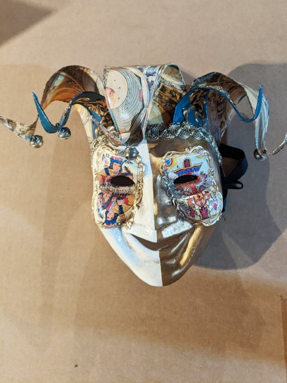 Venetian Carnival Joker Mask